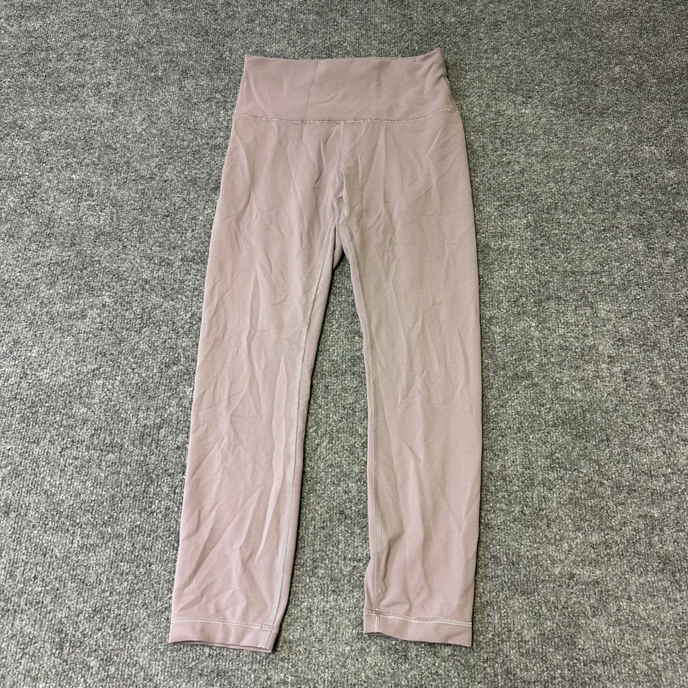 Lululemon Leggings Womens Size 6 Purple Align High Rise 21 Inch Crop Nulu LW6BNF
